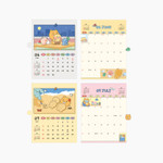 Monthly Calendar - Kakao Friends 2026 Index Desk Calendar