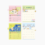 Monthly Calendar - Kakao Friends 2026 Index Desk Calendar