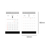 Size - Nacco 2026 Sentimental Note Desk Calendar