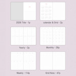 Diary Pages - 7321 Design 2026 My Color My Day Dated Weekly Diary