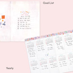 Goal List - 7321 Design 2026 The Daily Story Dated Weekly Diary