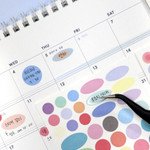 Writable Sticker -  Be On D Daily Dot Paper Sticker Set