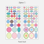 Pastel Blush - Be On D Daily Dot Paper Sticker Set