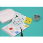 Detail of O-Check 2026 Monthly Index Calendar Sticker Set