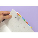 Monthly Index with Calendar - O-Check 2026 Monthly Index Calendar Sticker Set