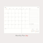 Monthly Plan - Paperian 2026 A'round The Day Large Dated Weekly Planner