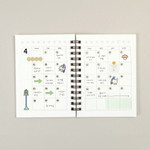 Monthly Plan - Paperian Bits And Pieces Mini Undated Weekly Planner