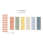 01 Alphabet - Archive Paper Sticker Roll 01-03