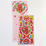 Multi-use packaging - pureureum design Flower Cupid Bear Glossy Sticker