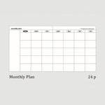 Monthly Plan - Paperian Be Nice To Yourself Dateless Weekly Diary Ver.2