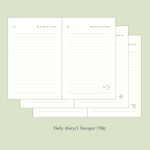 Daily Diary - Paperian Near And Dear B6 Undated Daily Diary Journal