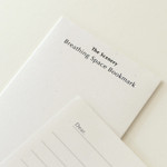 Black Foil Stamping - Paperian The Scenery Breathing Space Bookmark Set