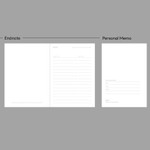 End Noe & Personal Memo - Paperian Episode A6 Undated Weekly Diary Journal