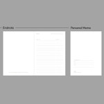 End Note & Personal Memo - Paperian Episode B6 Undated Weekly Diary Journal