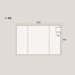 Size - Paperian Episode A6 Clear PVC Cover With Pen Holder