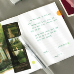 Opens Flat - Usage example of Paperian Episode A6 Lined Notebook