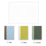 3 Colors - Paperian Episode B6 Lined Notebook