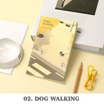 02 Dog Walking - Iconic Moments We Love Pocket Grid Notebook