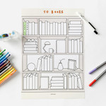 Bookfriends Create 50 Books Reading Tracker Poster