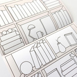 1 folding Package - Bookfriends Create 50 Books Reading Tracker Poster