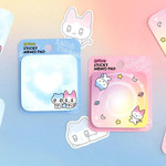 GOLGOLZ Round Square Cute Sticky Notes Pad