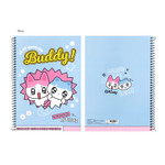 Blue - GOLGOLZ Happy Life Spiral Blank Notebook