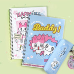 GOLGOLZ Happy Life Spiral Blank Notebook