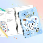 B5 Size - GOLGOLZ Bami & Kong Lee B5 6-Section Divided Notebook