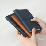 Handy Size - Fenice Handy A6 PU Cover Lined And Blank Notebook