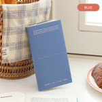 Blue - Indigo Gibon 6 Months Dateless Weekly Diary Journal