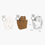 Size - Miffy Face Mini Pouch With Bunny Carabiner