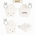 White - Miffy Face Mini Pouch With Bunny Carabiner