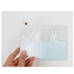 Pockets - Miffy Pink Clear Passport Cover