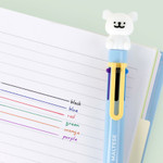 6 Colors Ink - Maltese Figure 6-in-1 Multi-Color Ballpoint Pen