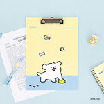 Lemon & Skyblue Maltese  - Maltese A4 Clipboard File Holder