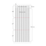 3 Sizes from 1 Tab - Be On D Easy Cut Sticky Clear Long Index Set