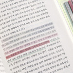Bookmark Sticker - Be On D Easy Cut Sticky Clear Long Index Set