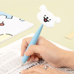 Comfortable PVC Grip - Maltese Puppy Wiggle Ballpoint Pen