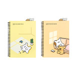 Maltese Puppy PP Index A5 Lined Notebook