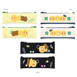 3 Color - Kakao Friends Choonsik Flat Pencil Case