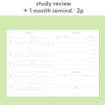 Study Review - Dash and Dot Lucky 1 Month Dateless Daily Study Planner