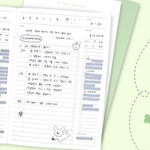 Study Review - Dash and Dot Lucky 1 Month Dateless Daily Study Planner