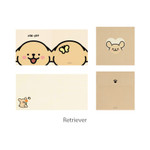 Retriever - Maltese Puppy Mini Card And Envelope Set