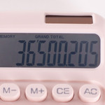 Large 12‑Digit Display - Appree Sunrise Gradient Desktop Calculator
