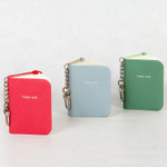 Colorful Vegan Leather Cover - Antenna Shop Table Talk Mini Blank Notebook With Keyring