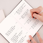 Usage example of Dash And Dots Piece Of Mind Collection Lined Notebook