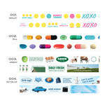 4 Options - ICONIC Collect 15mm Washi Tape 01-04