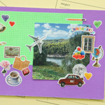 Perfect for decoration - Dailylike Line Holographic Removable Sticker Set of 8 Sheets