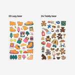 Set of 8 sheets - Dailylike Line Holographic Removable Sticker Set of 8 Sheets