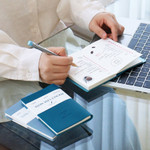 A6 Size - Indigo Official A6 Pocket Lined Notebook